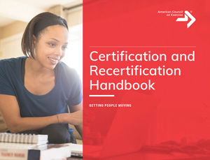 ACE Certification and Recertification Handbook