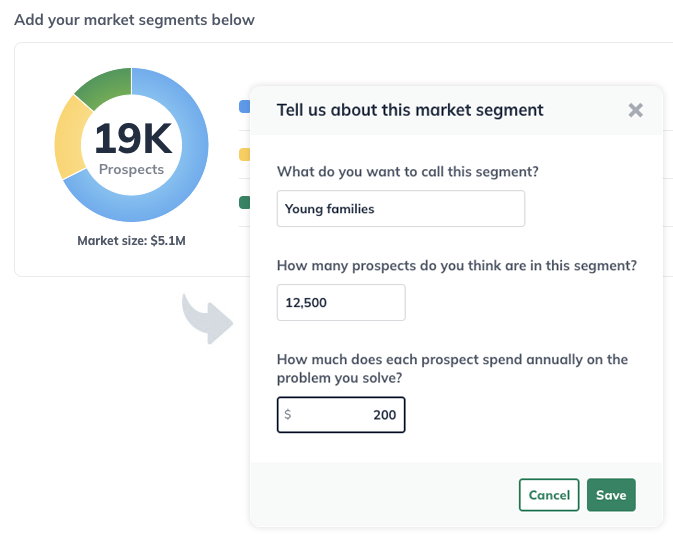 Adding market segments